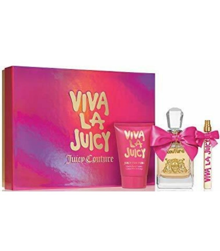 Viva La Juicy Kit Eau de Parfum 100Ml + Eau de Parfum 10Ml + Loção Corporal 125Ml